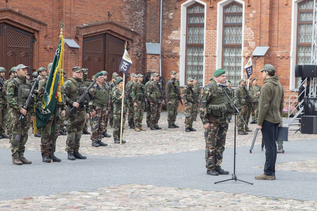 Šaulių pratybos Kauno rajone