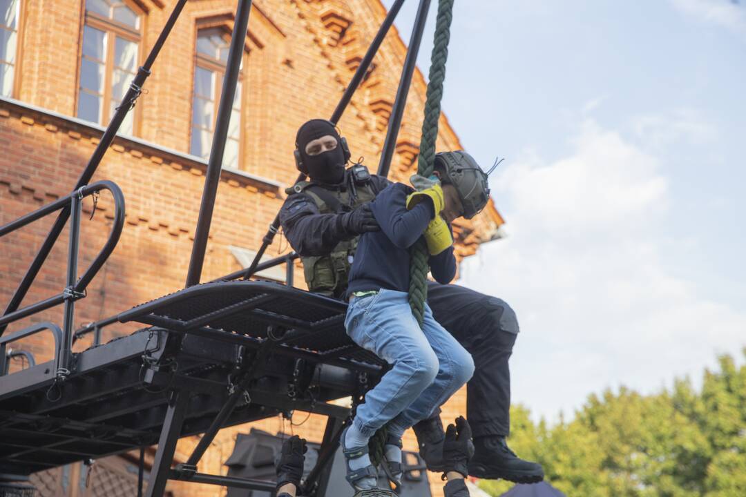 Šaulių pratybos Kauno rajone