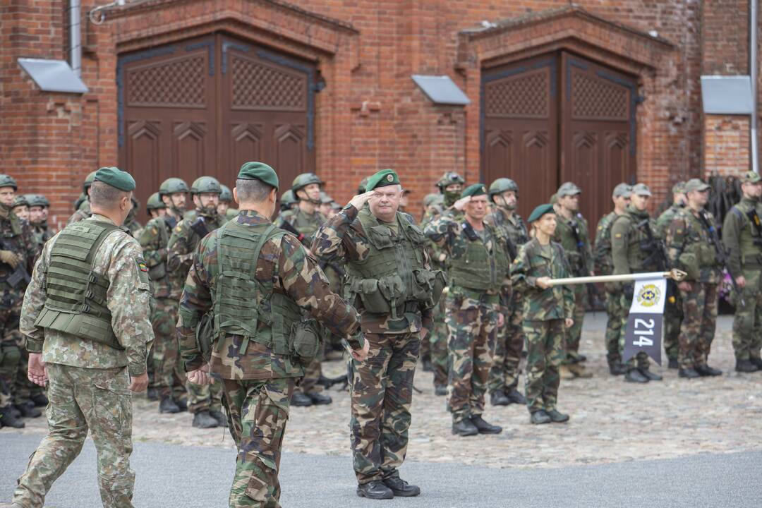 Šaulių pratybos Kauno rajone