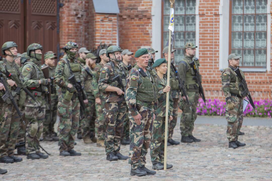 Šaulių pratybos Kauno rajone