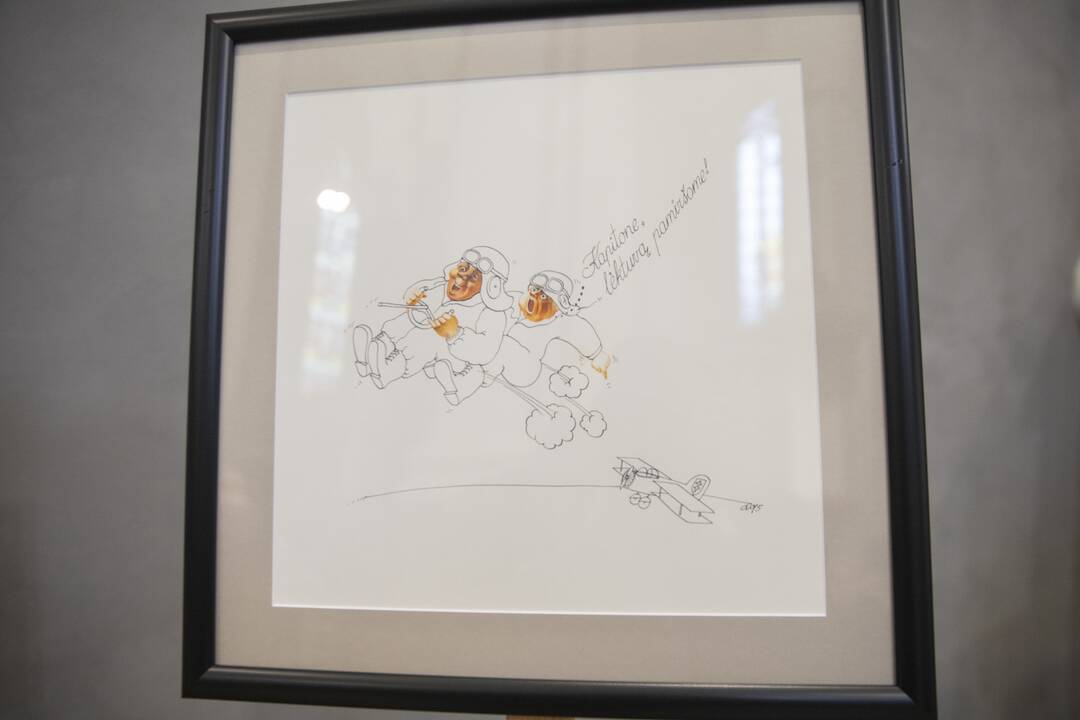 Karikatūrų paroda Šv. Jurgio bažnyčioje