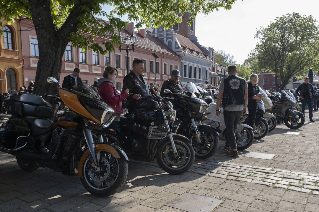Kaune atidarytas baikerių sezonas