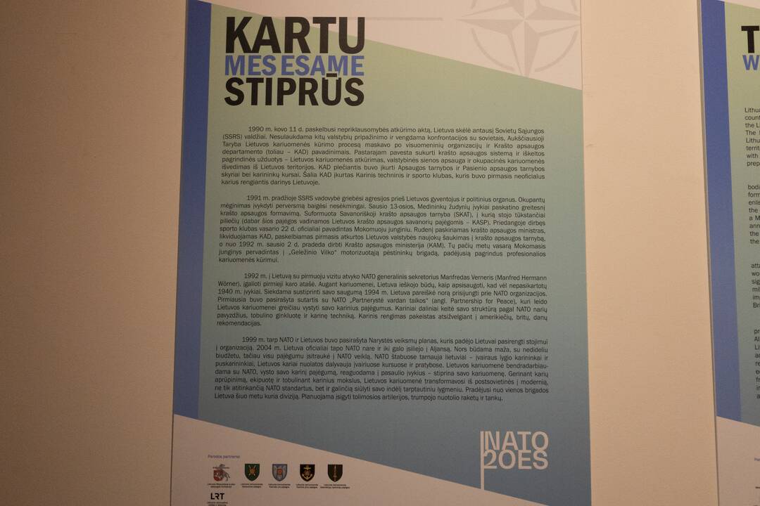 Paroda NATO 20-mečiui paminėti