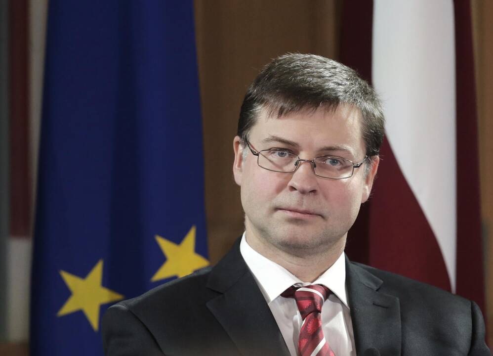 Buvęs Latvijos vyriausybės vadovas V.Dombrovskis 