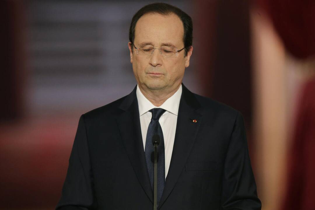 Prancūzijos prezidentas F.Hollande'as