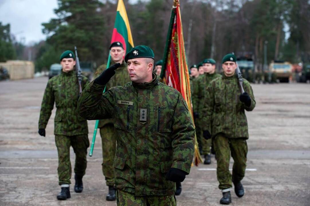 Šauktinių priesaikos ceremonija Rukloje