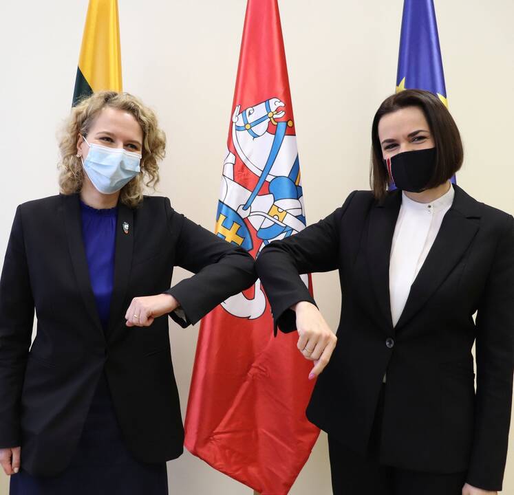 S. Cichanouskaja prašo ES sankcijų Baltarusijos režimo įmonėms