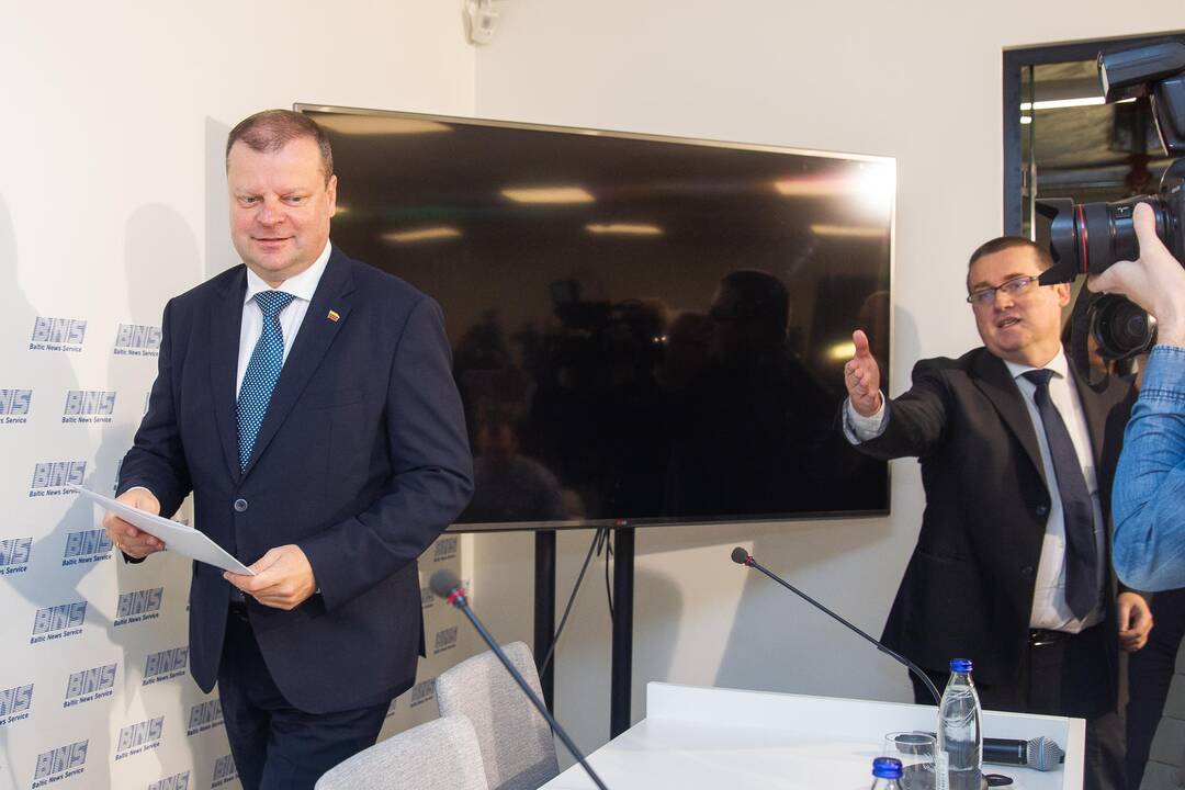 S. Skvernelis pristatė prezidentinį rinkimų štabą