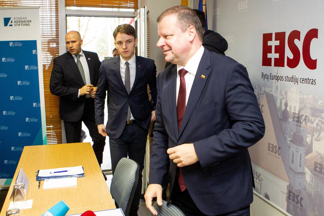 S. Skvernelis pristatė užsienio politikos strategiją