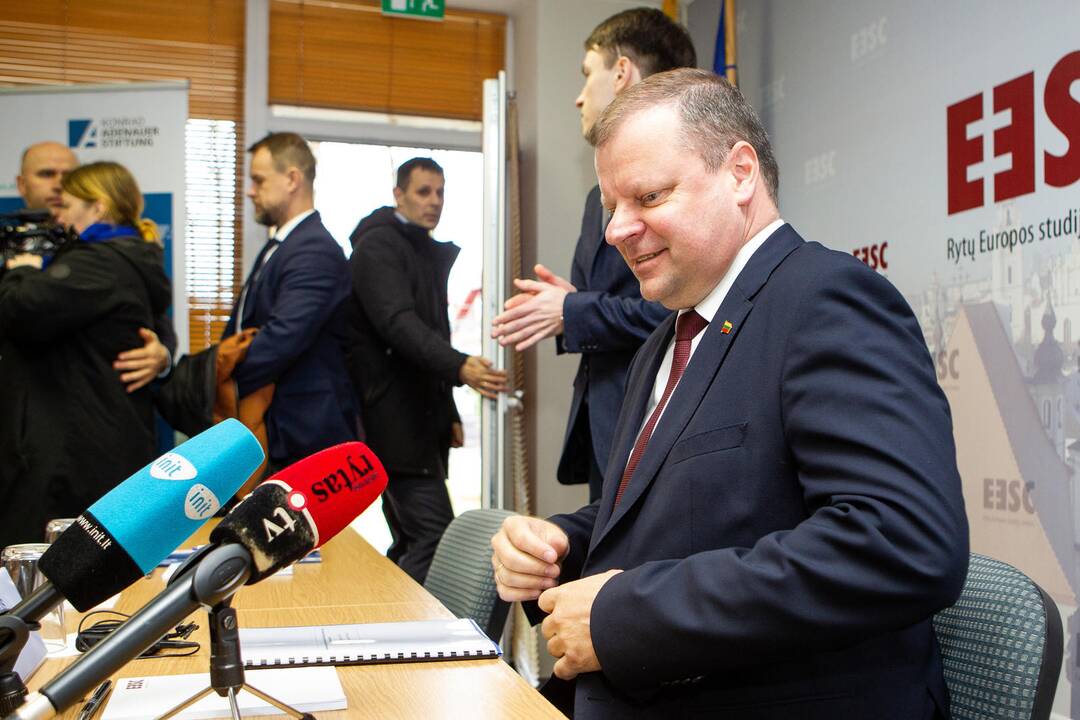 S. Skvernelis pristatė užsienio politikos strategiją