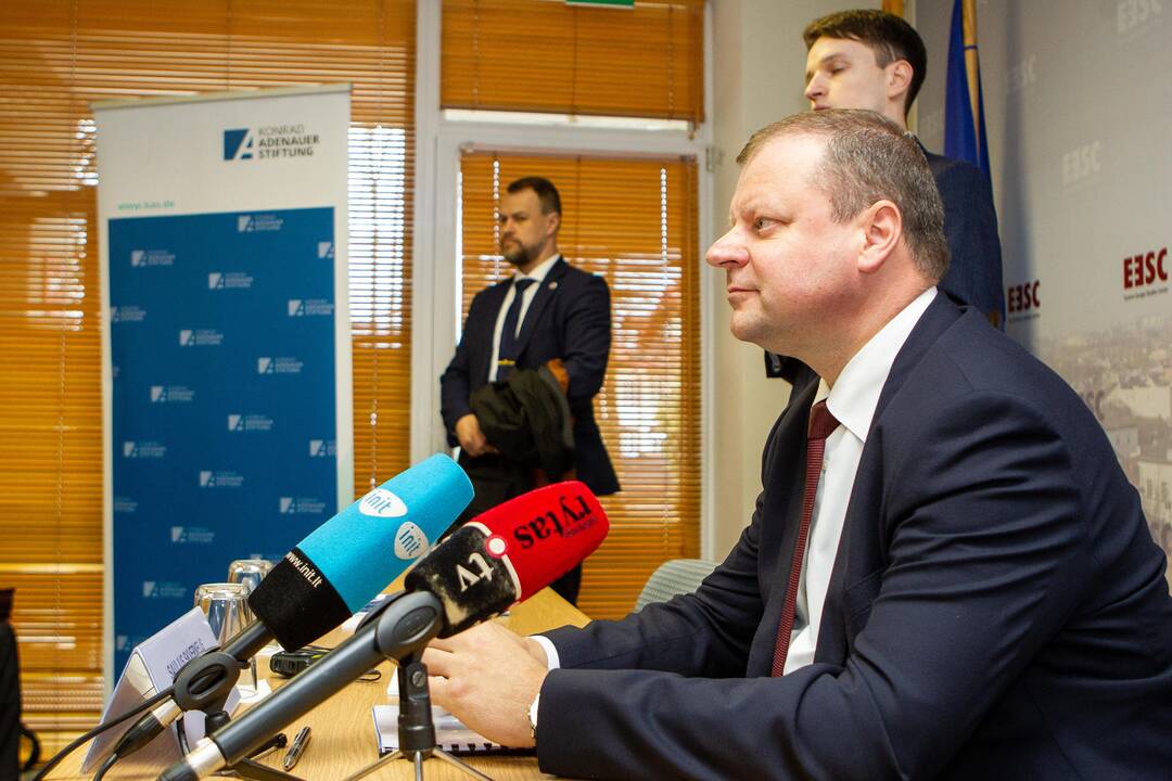 S. Skvernelis pristatė užsienio politikos strategiją