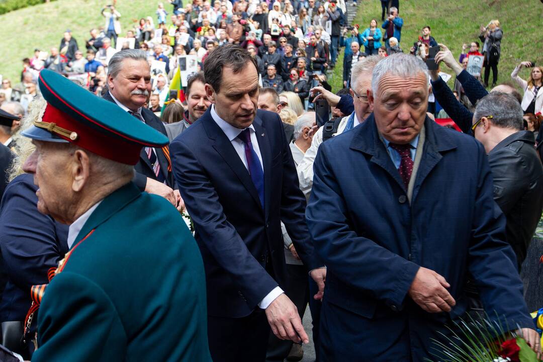 Gegužės 9-osios minėjimas Antakalnio kapinėse