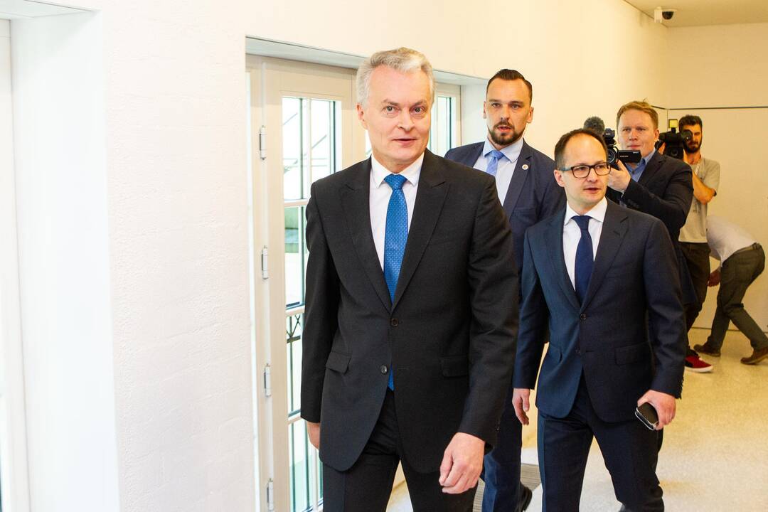 G. Nausėdos spaudos konferencija