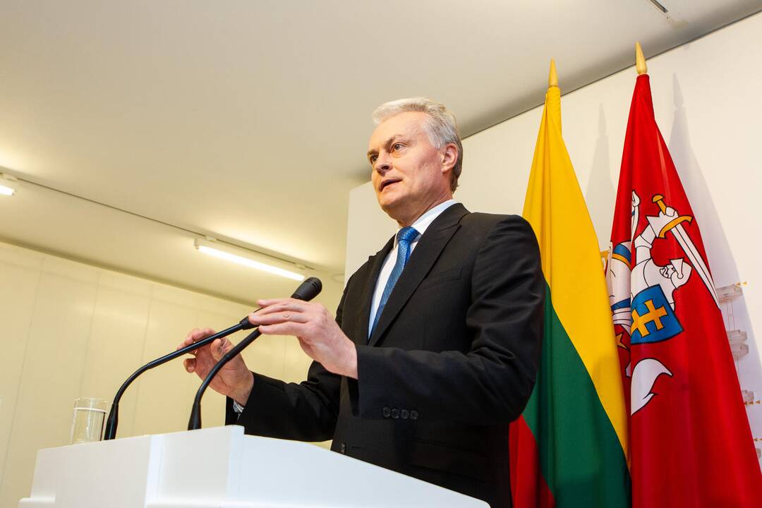 G. Nausėdos spaudos konferencija