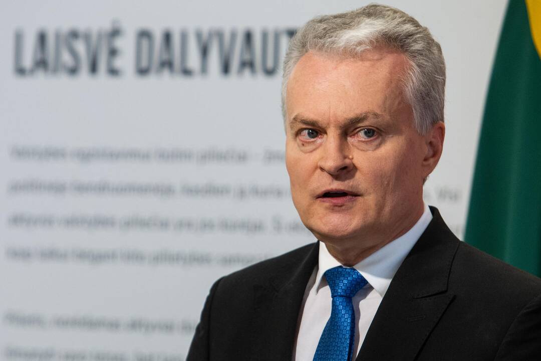 G. Nausėdos spaudos konferencija