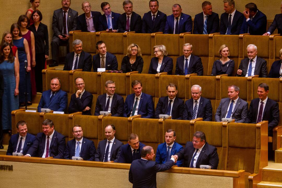 G. Nausėdos priesaikos ceremonija Seime