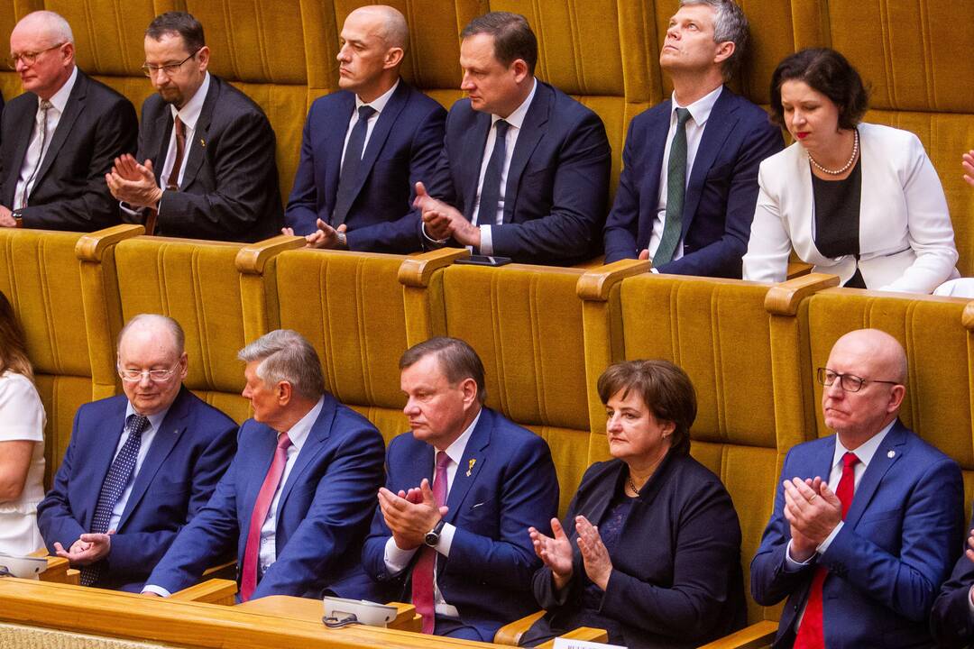 G. Nausėdos priesaikos ceremonija Seime