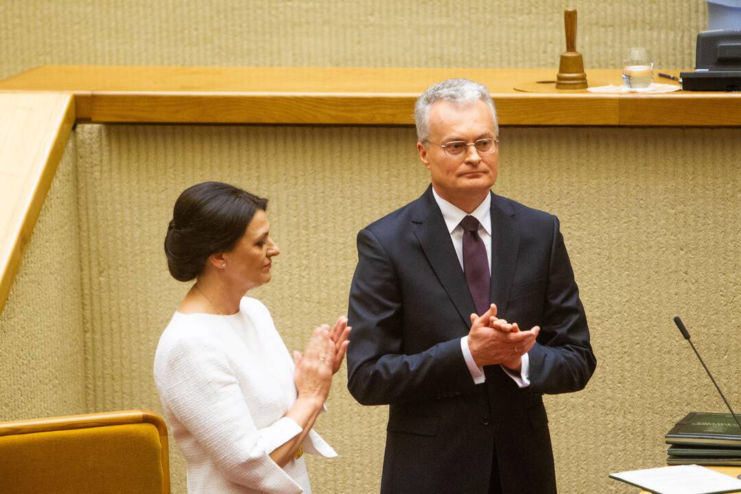 G. Nausėdos priesaikos ceremonija Seime