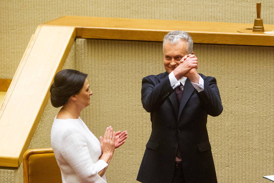 G. Nausėdos priesaikos ceremonija Seime