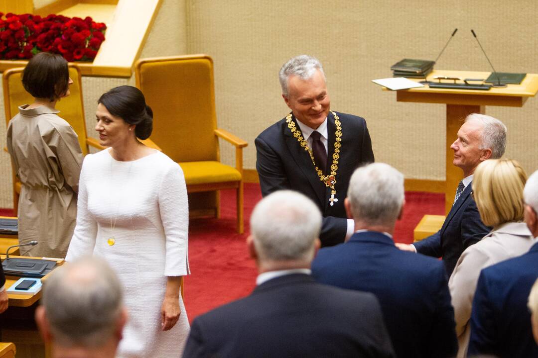 G. Nausėdos priesaikos ceremonija Seime