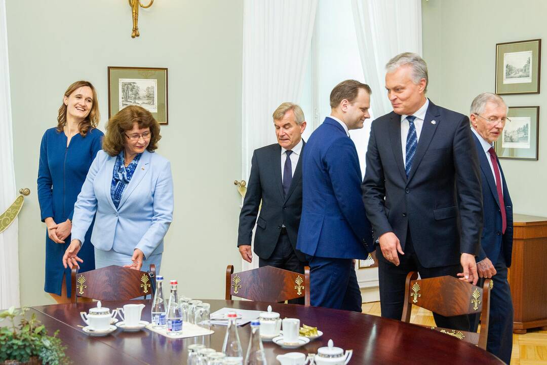 Prezidentas susitiko su Seimo valdyba