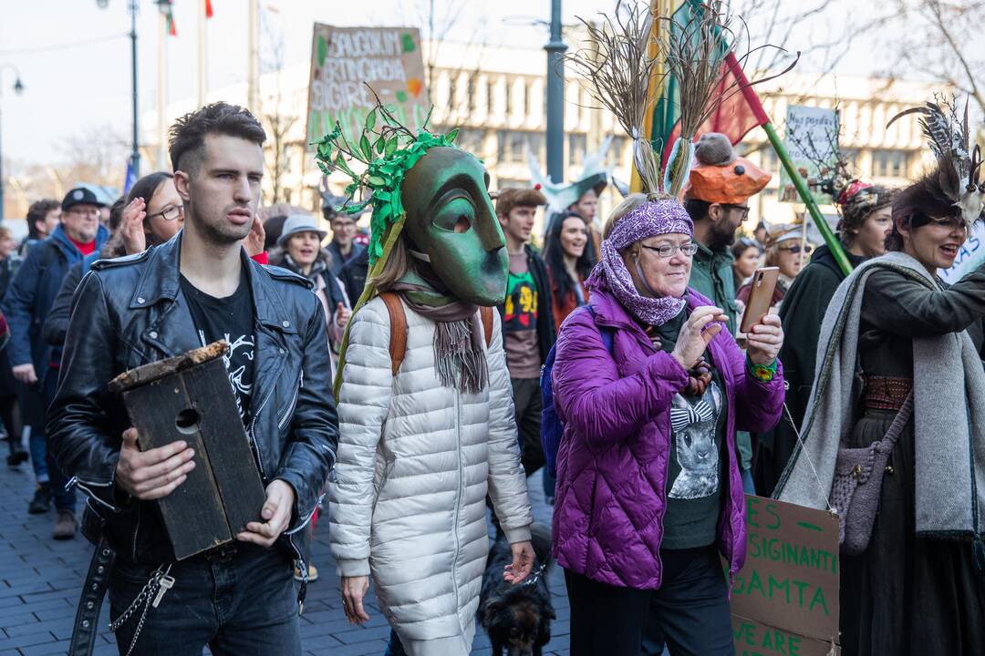 Protesto akcija „Girios ateina į Vilnių“