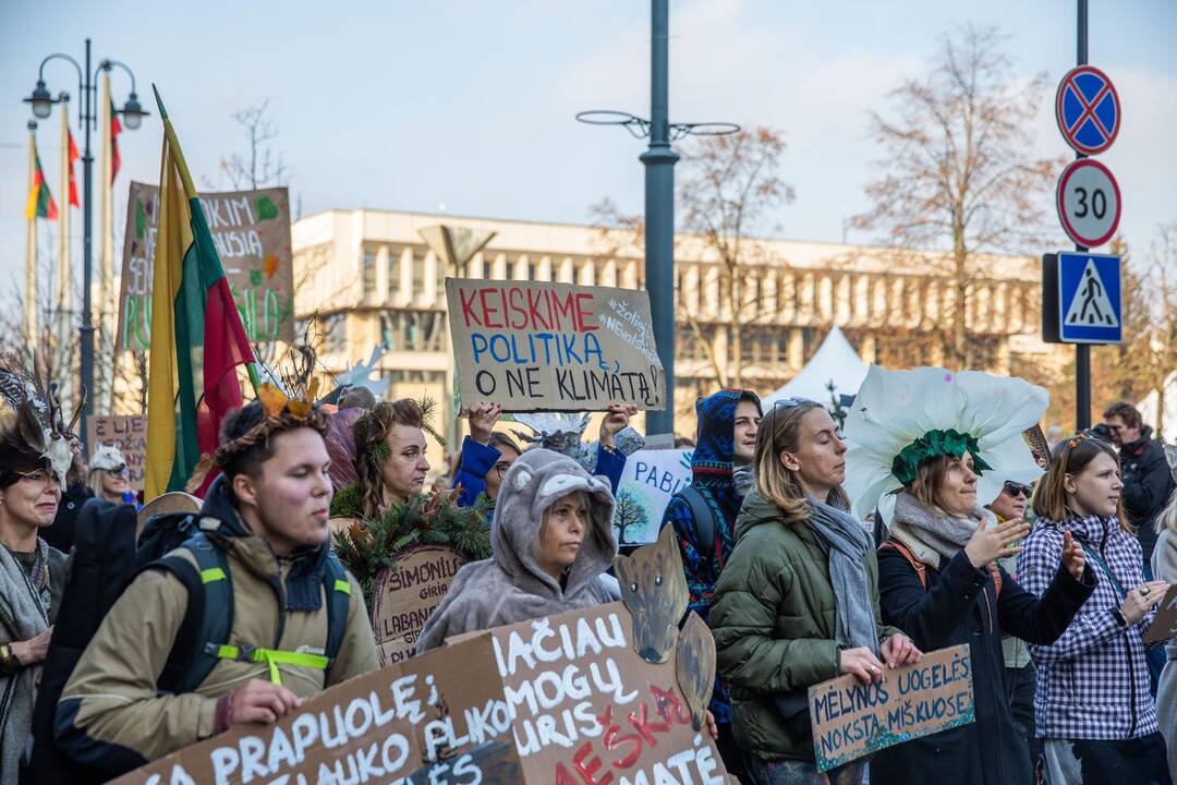 Protesto akcija „Girios ateina į Vilnių“