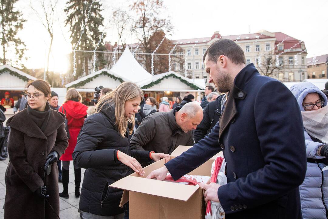 Paskelbta akcija „Kalėdos sostinėje be plastiko“