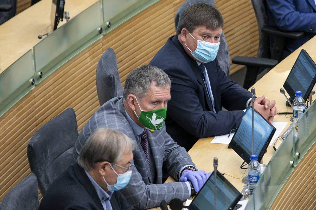 Premjeras pristatė Vyriausybės veiklos ataskaitą
