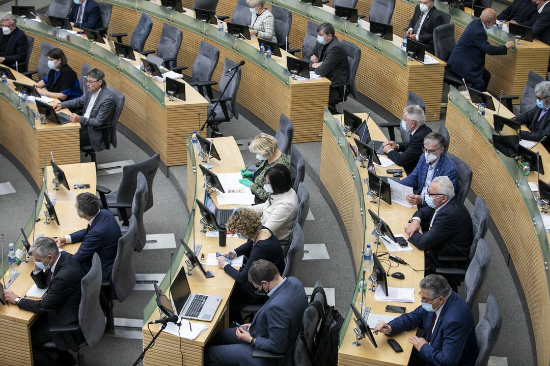 Premjeras pristatė Vyriausybės veiklos ataskaitą