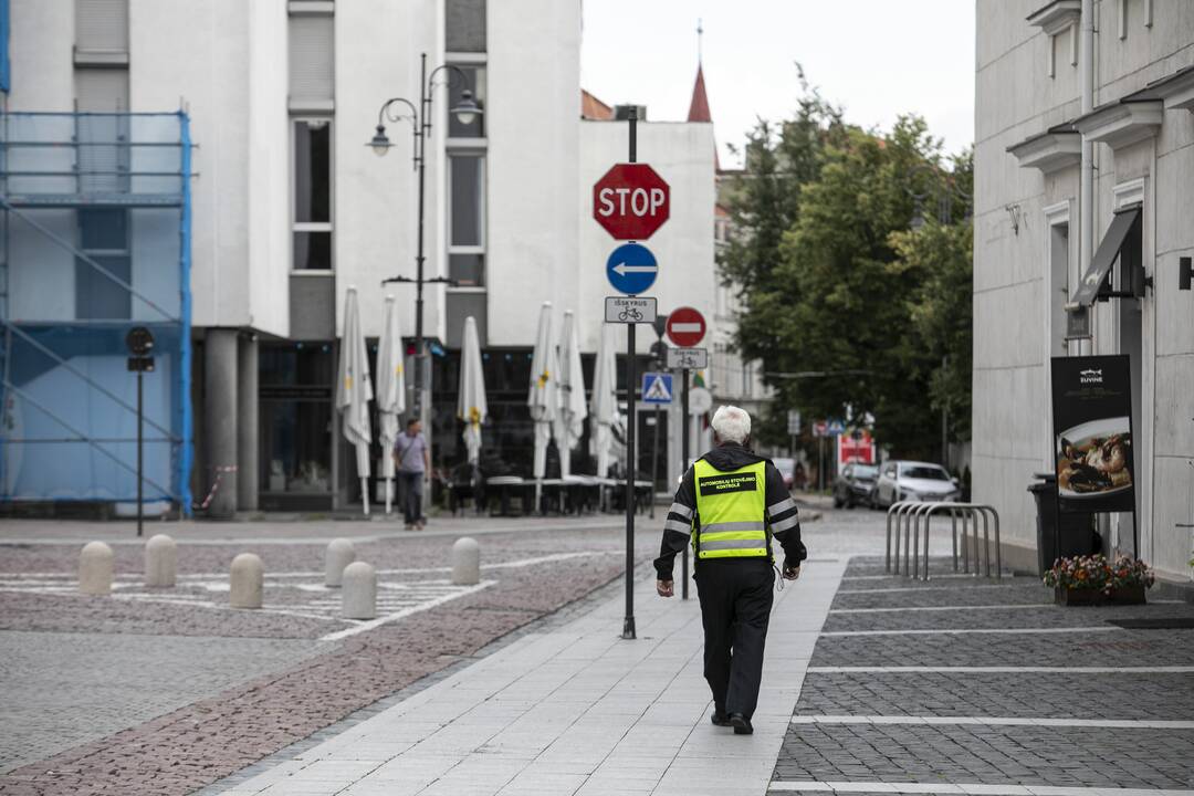 Vilniaus senamiestyje įvestas kilpinis eismas