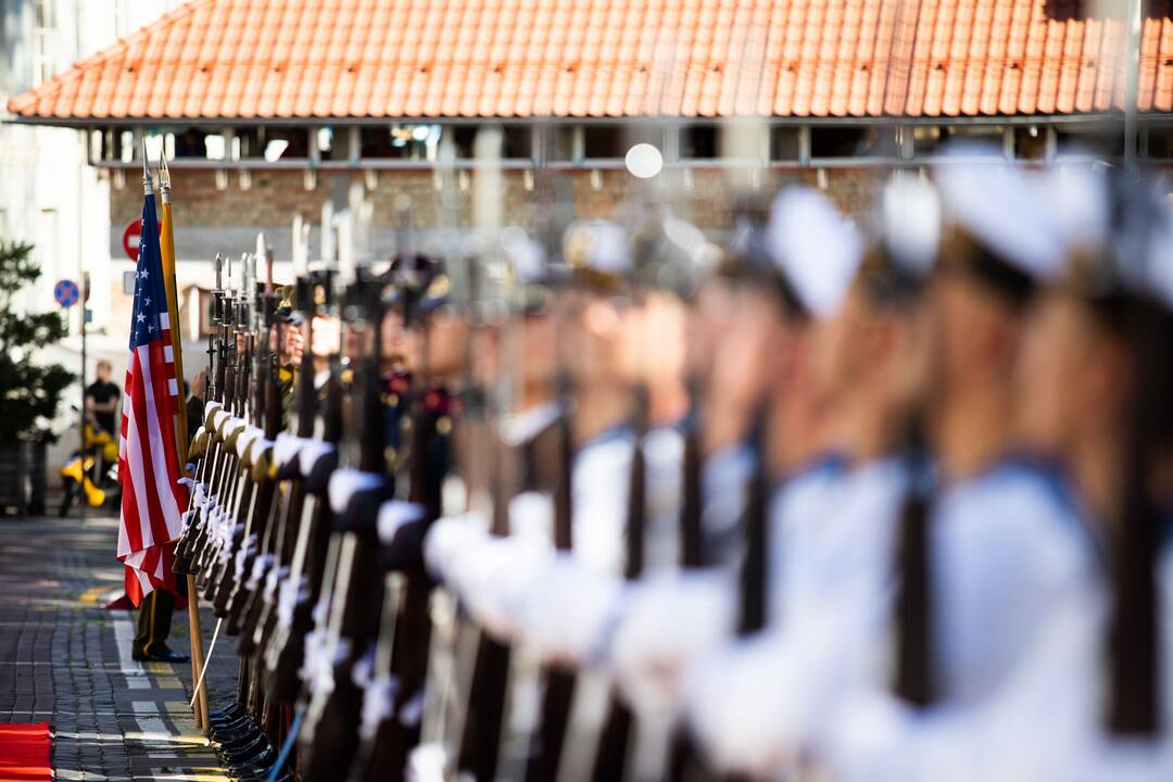 JAV kariuomenės sekretoriaus sutikimo ceremonija