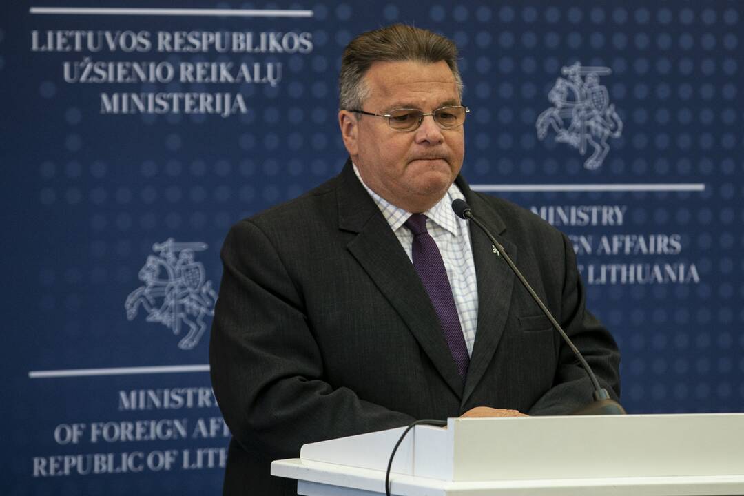 L. Linkevičiaus spaudos konferencija