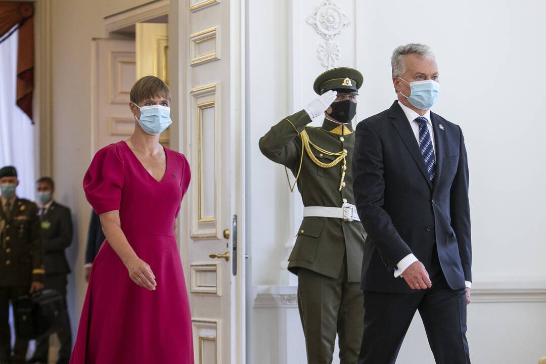 Į Lietuvą atvyko Estijos prezidentė