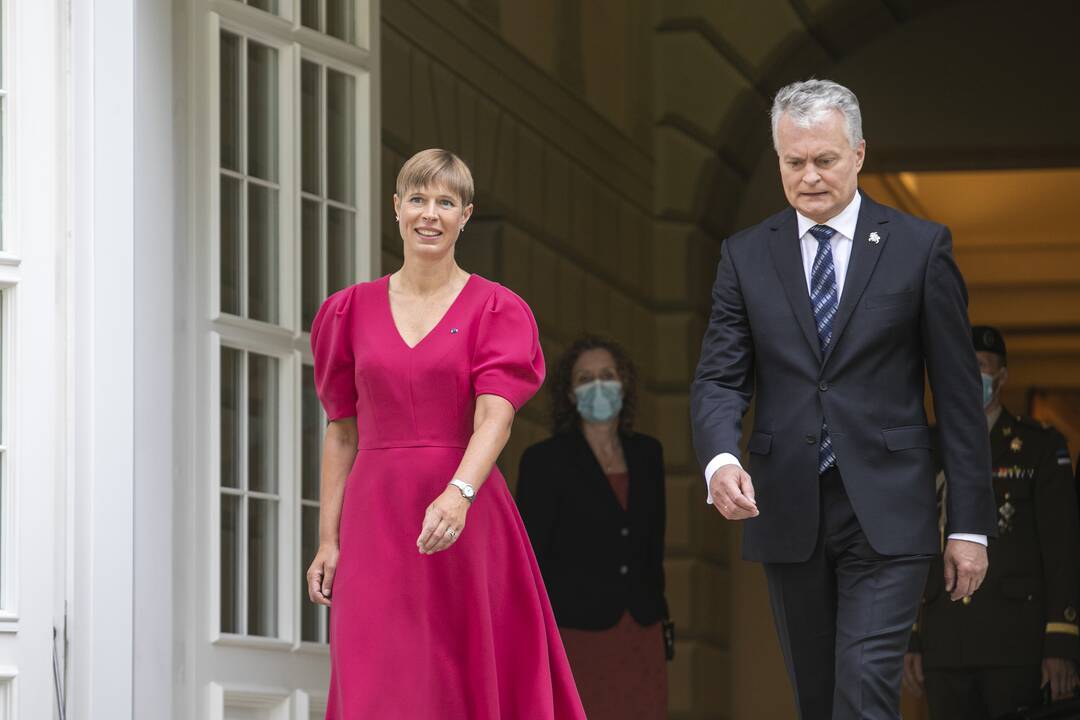 Į Lietuvą atvyko Estijos prezidentė