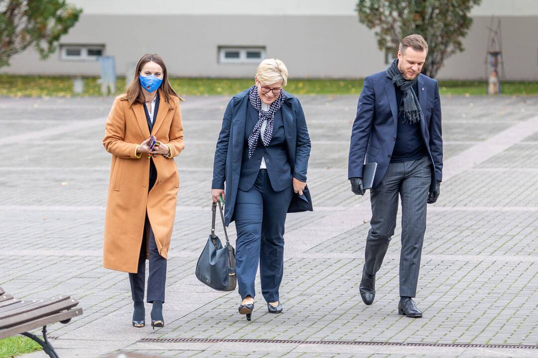 Prezidentas susitinka su partijų lyderiais