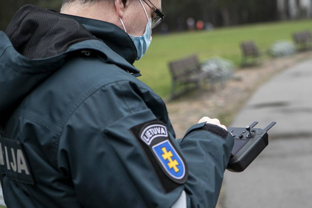 Spaudos konferencija dėl policijos darbo