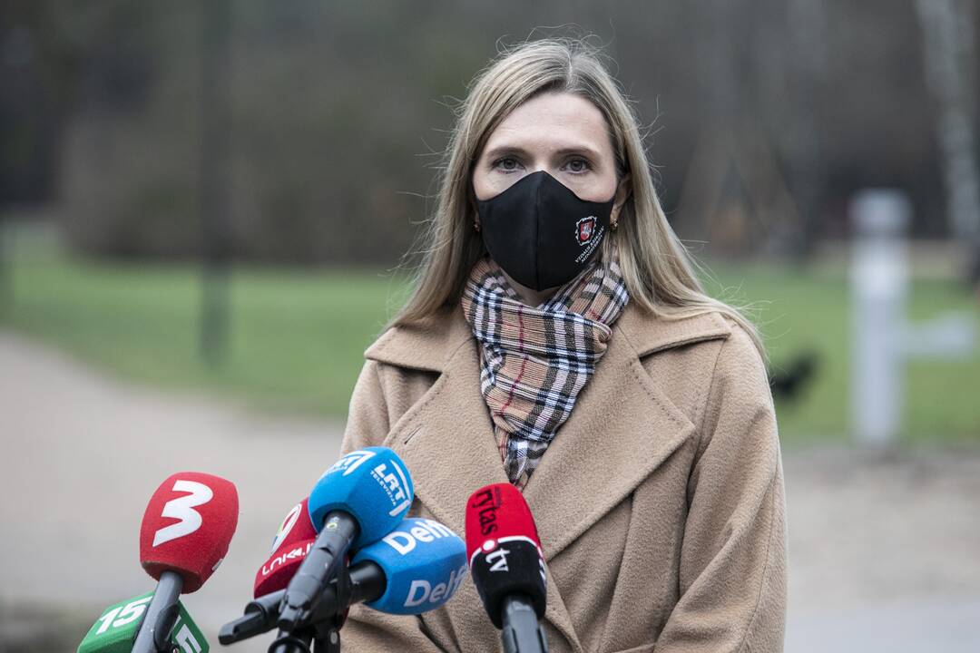 Spaudos konferencija dėl policijos darbo