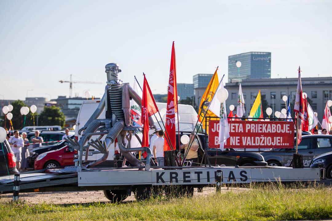 Šeimų maršo protestas prie Seimo