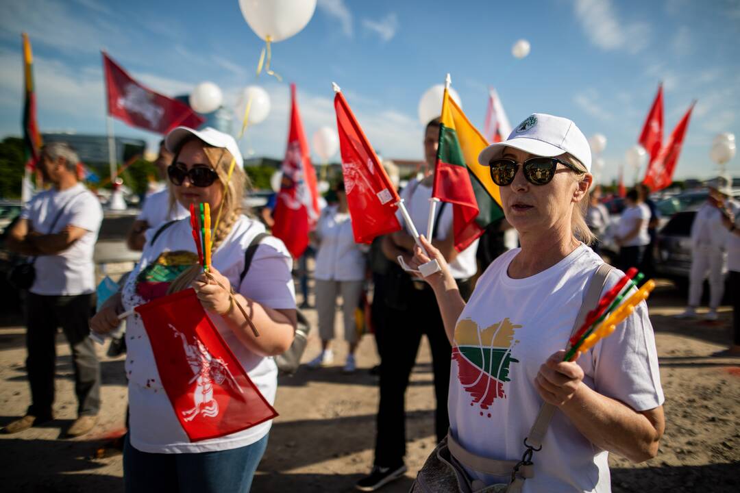 Šeimų maršo protestas prie Seimo