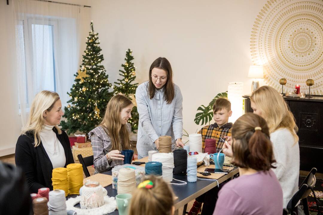 Kalėdinių angelų dirbtuvės Kaune