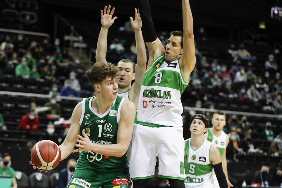 LKL kovos: „Žalgiris“ – „Dzūkija“ 78:70