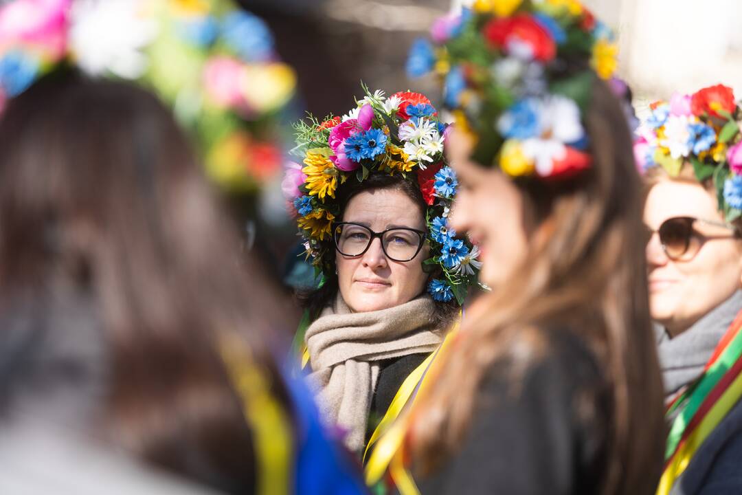 Kovo 8-ąją – solidarumo su Ukrainos moterimis akcija