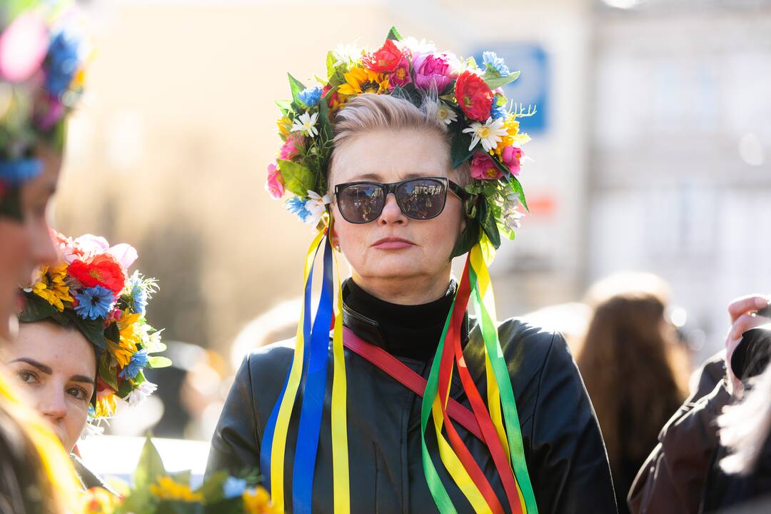 Kovo 8-ąją – solidarumo su Ukrainos moterimis akcija