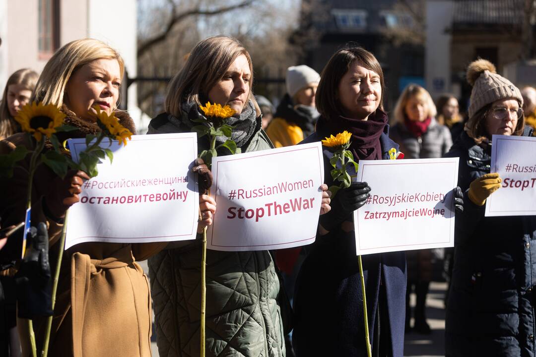 Kovo 8-ąją – solidarumo su Ukrainos moterimis akcija