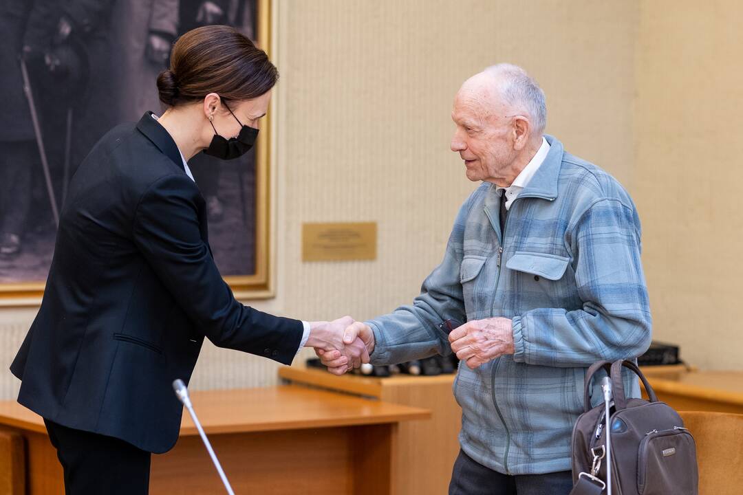 V. Čmilytė-Nielsen susitiko su Nepriklausomybės Akto signatarais