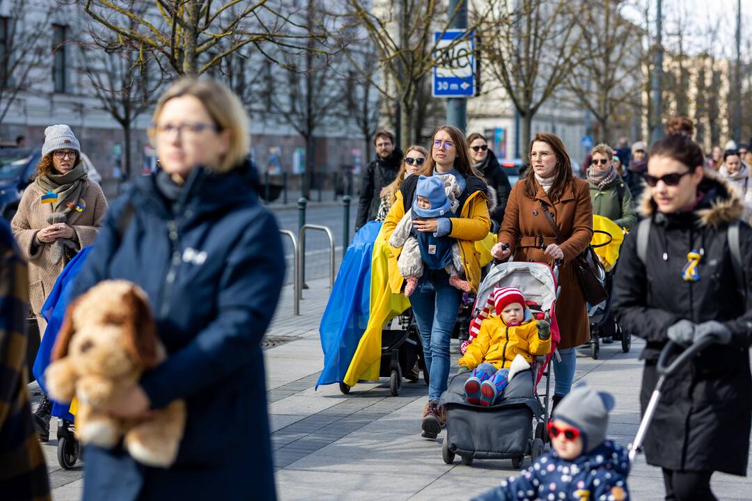 Mamų eitynės Gedimino prospekte