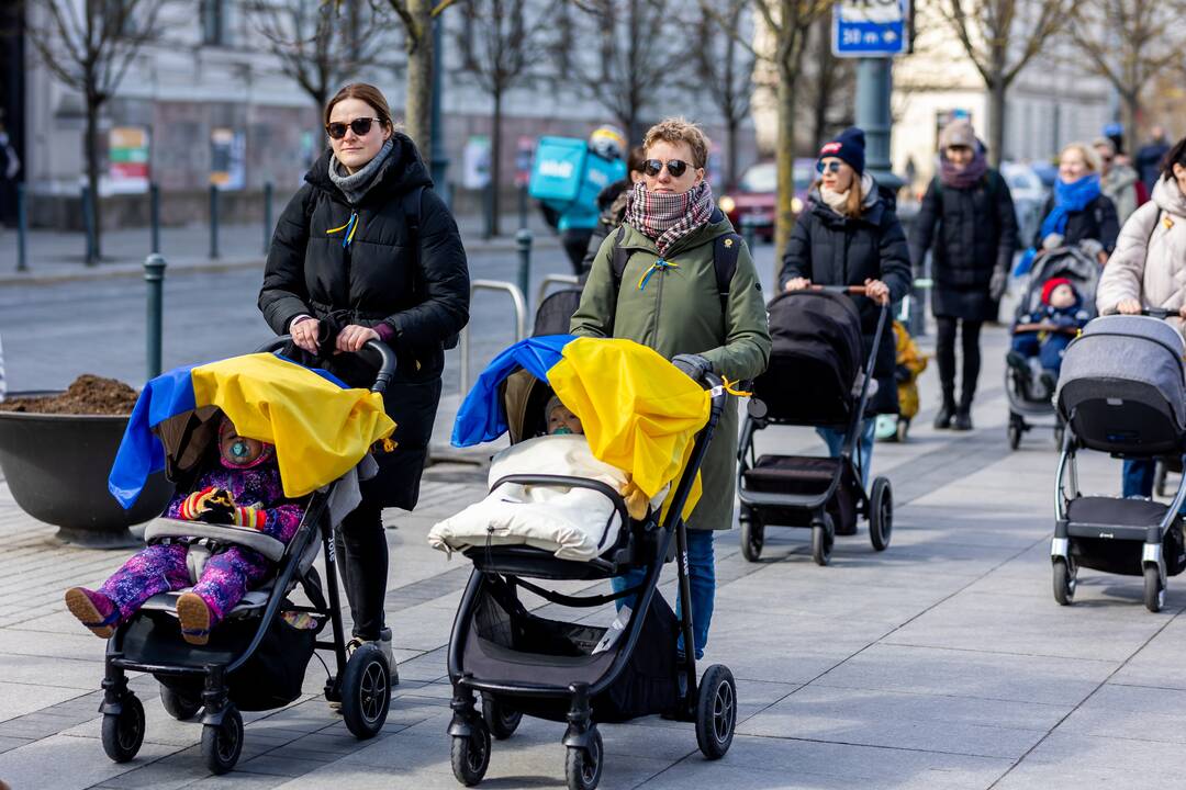 Mamų eitynės Gedimino prospekte