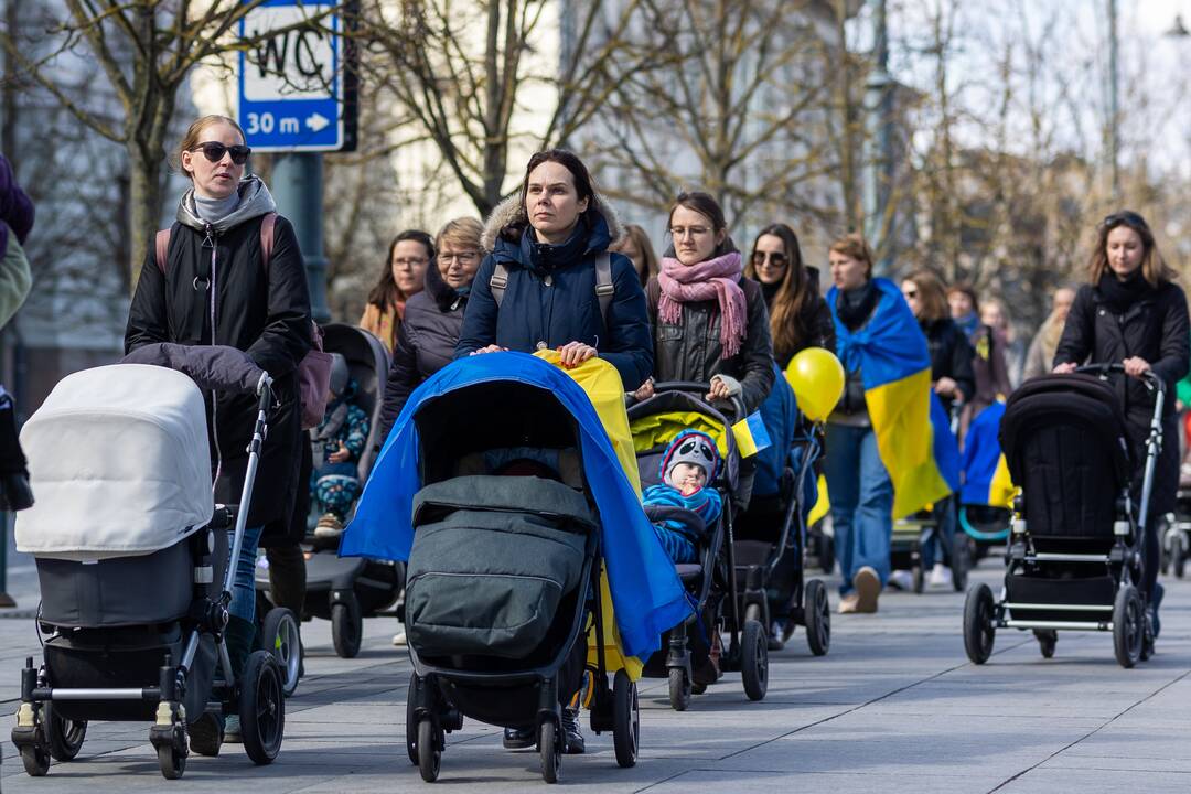 Mamų eitynės Gedimino prospekte