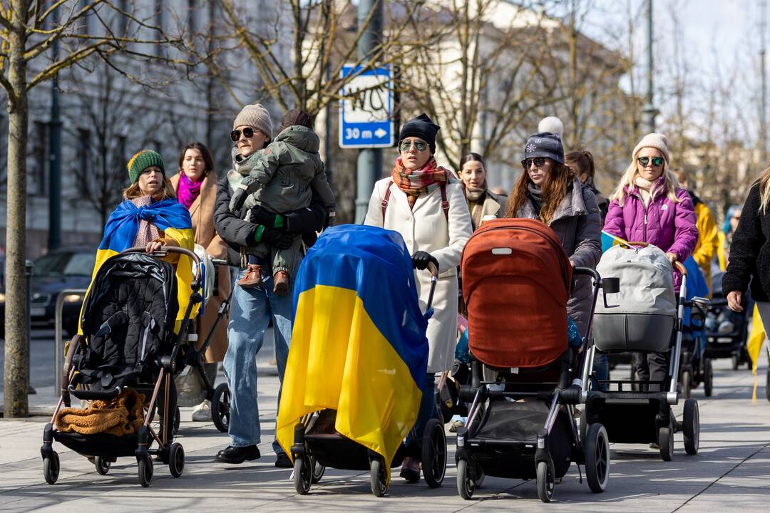 Mamų eitynės Gedimino prospekte